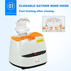NICHOY 160℃ Eyeglass Frame Heater 550W, Optical Hot Air Frame Adjuster for Non-Metal Spectacle Frames: Resin/Sheets/Etc,Heat Lamp Ceramic (A)
