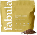 Fabula Organic Instant Decaf Coffee - Low Acid, Mold Free, Premium Arabica Beans, 90g