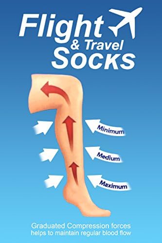 1 pair sockshop 40 Denier knee high Flight and travel socks Black 4-7 uk, 5-8 us