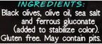 Mario Camacho Foods Pitted Snack Olives - Black Olives with Sea Salt - 1.05 oz Pouches (Pack of 12)