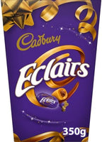 Cadbury Chocolate Eclairs Carton 350g (Pack of 1)