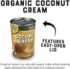 Organic Coconut Cream – NO GUAR GUM, Unsweetened, 20–22% Fat, 13.5 oz (12-Pack) | Nature’s Greatest Foods