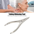 Earmold Tube Expander, Stainless Steel Hearing Aid Tubing Expander Earmold Tube Expander Tubing Widening Earmould Tubes for Hearing Dispenser
