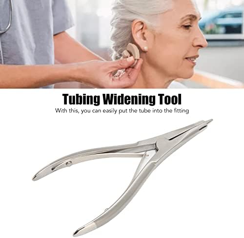 Earmold Tube Expander, Stainless Steel Hearing Aid Tubing Expander Earmold Tube Expander Tubing Widening Earmould Tubes for Hearing Dispenser