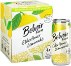 Belvoir Farms Sparkling Elderflower Flavored Lemonade | Delicious On It's Own Or As A Mixer | Product of The UK | 4 Cans, 8.4 fl oz (250mL)