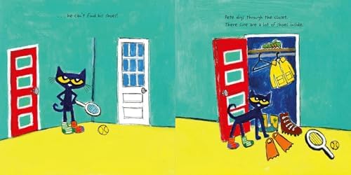 Pete the Cat and the Missing Shoes: Includes Over 30 Stickers