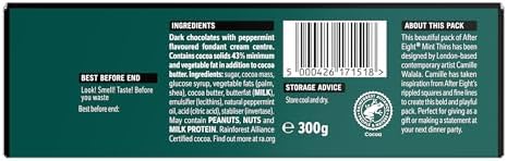 Nestle After Eight Mint Chocolate Thins 30 Mints - 300g/10.5oz