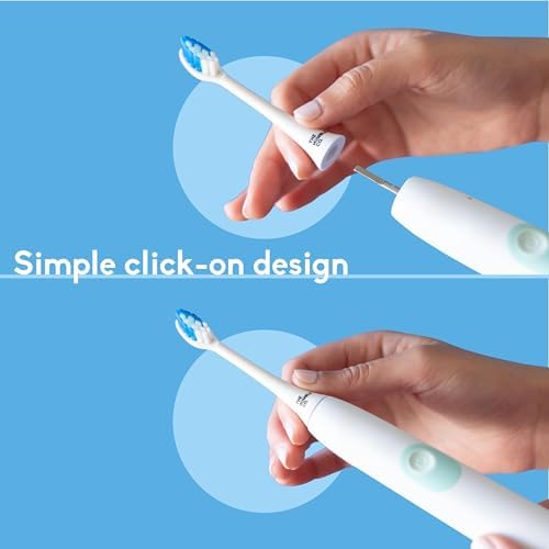 The Humble Co Plant-Based Electric Toothbrush Heads Compatible with Philips Sonicare Toothbrushes - Replacement Toothbrush Heads with Soft Bristles - Dental Oral Care & Hygiene - Regular Bristles