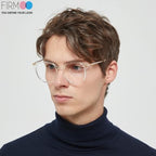 Firmoo Blue Light Blocking Glasses for Women/Men, Oversized Round Clear Computer Glasses Bluelight Blocker Glasses Anti Glare Reduce Eye Strain