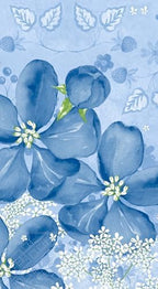 IHR Ideal Home Range Dinner Napkins Disposable 3-Ply Paper Hand Towels, 8.5" x 4.5", Tender Flowers, 16-Count