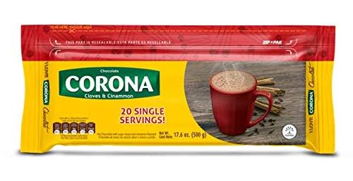 Corona - Cinnamon & Cloves Chocolate Bars - Resealable - 17.6 Ounce/500g