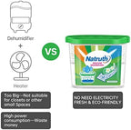 NATRUTH Moisture Absorber boxes, Jasmine 800ml(6 PACKS)*12.5OZ Closet Dehumidifier, Eradicate Odor Moisture Absorbers Bucket, Humidity Absorber,Dehumidifier for Closet,Bathrooms, Kitchen & Boats