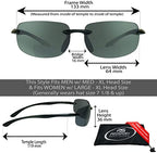 proSPORT Bifocal Reader Sunglass Wrap Light Weight Maui Golf Tennnis Cycling Running Rubber Yellow HD Gray Brown Men Women