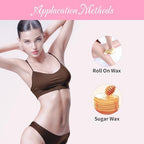 Beauty7 Non Woven Stripes 200 Wax Strips for Warm Wax Sugar Paste 2.7''x8'' Disposable Depilatory Paper Tear-resistant Hair Removal Tool Depilation for Leg Chest Back Under Arm for Women and Men