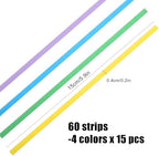 60 Pcs Dental Polishing Strips Teeth Sanding Grinding Tool Universal Dental Abrasive Strips Teeth Polishing Finishing 4mm x 150mm Finishing Tooth File for Oral Care Cleaning Gloss Contouring
