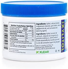 Spry Xylitol Peppermint Sugar Free Candy - Promote Oral Health, Increase Saliva Production, Stop Bad Breath, Non-GMO, Gluten-Free, 240 Count (Pack of 1)