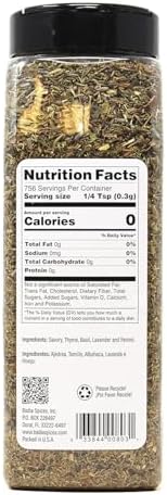 Badia Herbs De Provence Seasoning, French Blend, 8 oz – Traditional French Flavor for Elegant & Everyday Cooking