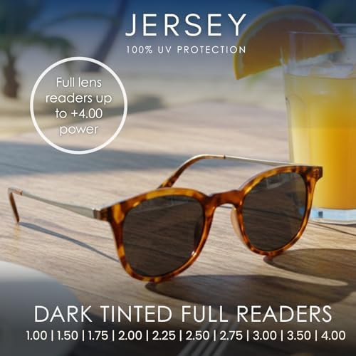 proSPORT Tinted Full Lens Reading Sunglasses UV Protection Lightweight Retro Style Unisex Up to +4.00
