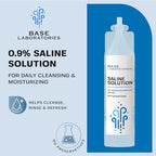 BASE LABORATORIES 0.9% Saline Solution Vials - Versatile 0.9% Sodium Chloride Saline Ampoules - Preservative Free Saline Solution Single use vials - USP Grade 25 Vials x 5ml Count