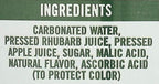 Cawston Press Sparkling Water, Rhubarb & Crisp Apple, 11 Fl Oz (Pack of 4)