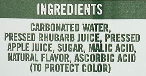 Cawston Press Sparkling Water, Rhubarb & Crisp Apple, 11 Fl Oz (Pack of 4)