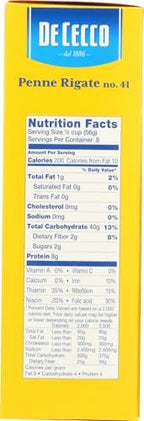 De Cecco Pasta Penne Rigate 16.0 OZ (Pack of 2)
