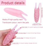 Portable Gua Sha Tool, Nose & Chin Shaper, Multifunctional Massager, Natural Pain Relief, Acupressure for Anxiety Migraine Muscle Pain or Other Pain/Stress Situations (Pink)
