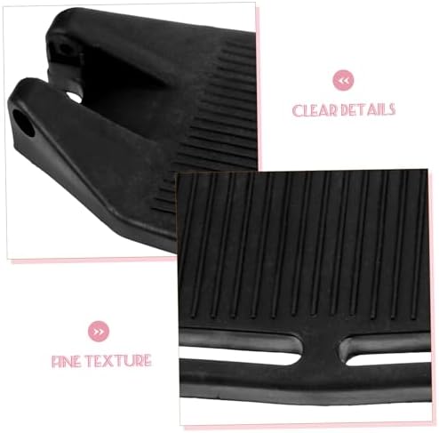 Plastic Wheelchair Footrest Thick Abs Pedal Replacement Stable Support for Leg Rest Lightweight and Portable Wheelchair Supplies for Lower Limb Mobility Users