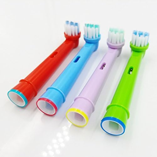 8Pcs Replacement Kids Children Tooth Brush Heads Compatible with Stages Power Kids EB-10A (EB10-4) Pro-Health Stages Electric Toothbrush Oral Care Professional Care SmartSeries/TriZone