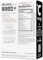 CELSIUS On The Go Strawberry Coconut, Sugar Free Energy Drink Mix (14 Sticks per Pack)
