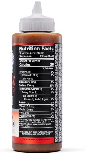 Blues Hog Barbecue Sauce Squeeze Bottle, Pack of (2) (12 oz, Steak & chop)