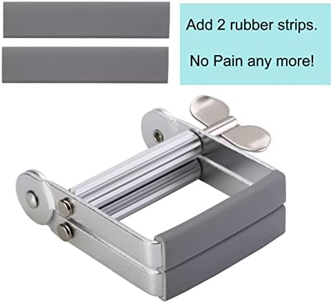Toothpaste Squeezer, Metal Toothpaste Tube Squeezer Paint Tube Wringer for Artist, Hair Salon, Painter…