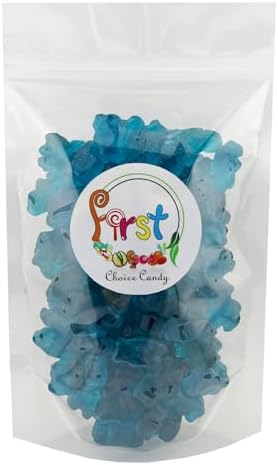 FirstChoiceCandy Gummy Bears (Blue Raspberry, 2 LB)