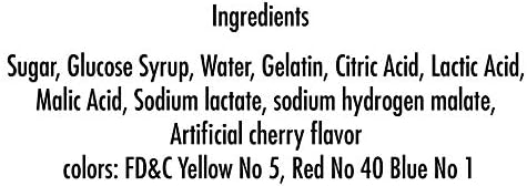 Sour Twin Cherries Gummy Candy 2.2 Pound