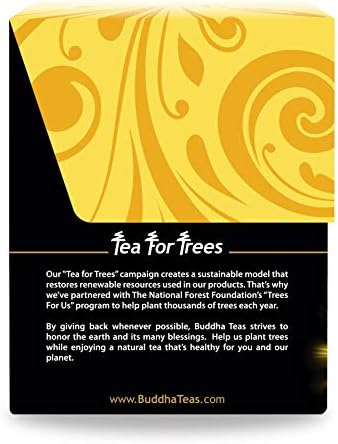 Buddha Teas Organic Zen Cleanse Blend - OU Kosher, USDA Organic, CCOF, 18 Bleach-Free Tea Bag