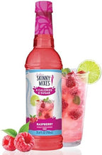 Jordan's Skinny Mixes Sugar Free Syrup, Raspberry Flavor, Fruit Flavored Water Enhancer, Drink Mix for Ice Tea, Lemonade & More, Zero Calorie Flavoring, Keto Friendly, 25.4 Fl Oz, 2 Pack