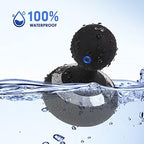 Cordless Electric Massager with 10 Powerful Vibrations, Rechargeable Handheld Neck Massager (Black)