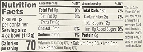 365 by Whole Foods Market, Organic Unsweetened Apple Sauce Cups, 4 Ounce (Pack of 6)