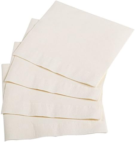 Perfectware 2 Ply White-250 White Beverage Napkin Package of 250 - 2-Ply , 9*9 (Pack of 250)