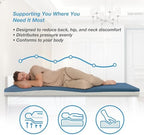 Lumex Select Hospital Bed Mattress, Multi-Layer Medical Foam, Fluid-Resistant, Twin XL, 35x80"