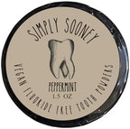Simply Sooney Fluoride Free Remineralizing Toothpaste Powder I Vegan I Gluten Free I Organic Peppermint Essential Oil 1.5oz