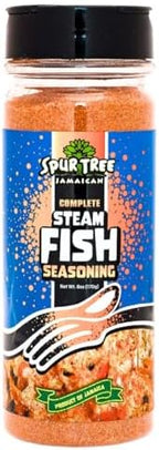 Spur Tree Steam Fish Seasoning – Dried Spices Mix to Experience Authentic Jamaican Cuisine – All-in-one Seasoning Blend (6 Oz)