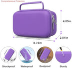 Elonbo Carrying Case for Portable Handheld Inhaler Nebulizer Machine for Adults and Kids, Asthma Inhaler Travel Case, Handheld Mesh Atomizer Machine Holder, Inhaler Spacer Bag, Purple