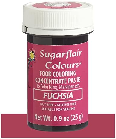 Sugarflair Food Coloring Concentrate Paste, 25 Grams Fuchsia