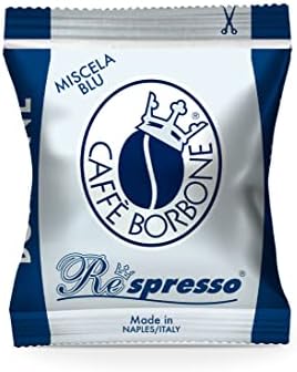 Caffè Borbone Blue Blend Nespresso Compatible Espresso Coffee Pods, 100 Count Espresso Pods