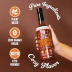 Lakanto Gingerbread Simple Syrup - Perfect for Coffee, Tea, Lattes, Smoothies, Cocktails, Baking & Holiday Drinks, Monk Fruit Sweetener with Allulose Zero Sugar, Keto Diabetic Friendly (25.4 Fl Oz)