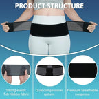 Nvorliy SI Joint Belt – Sacroiliac Pelvic Support for Lower Back, Hip, and Sciatica Pain Relief (L/XL)