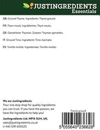 JustIngredients Thyme Ground Loose 500 g (Pack of 2)
