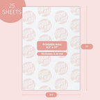 paper2eat edible Wafer Paper Sheets Standard - 0.30 mm - 25 sheets