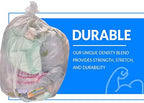 Reli. SuperValue 55-60 Gallon Trash Bags | 50 Count | Made in USA | Heavy Duty | Clear Multi-Use Garbage Bags